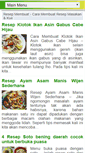 Mobile Screenshot of cara-memasak.com